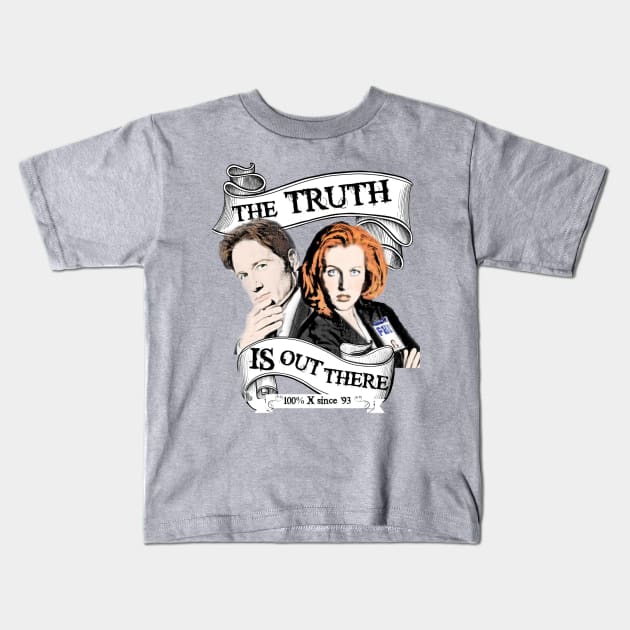 The Truth Is Out There Kids T-Shirt by RabbitWithFangs